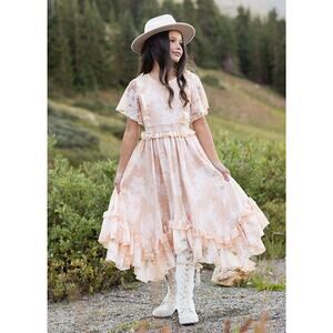 Joyfolie Mia Joy Eliana Dress in Shell Girl's size 6